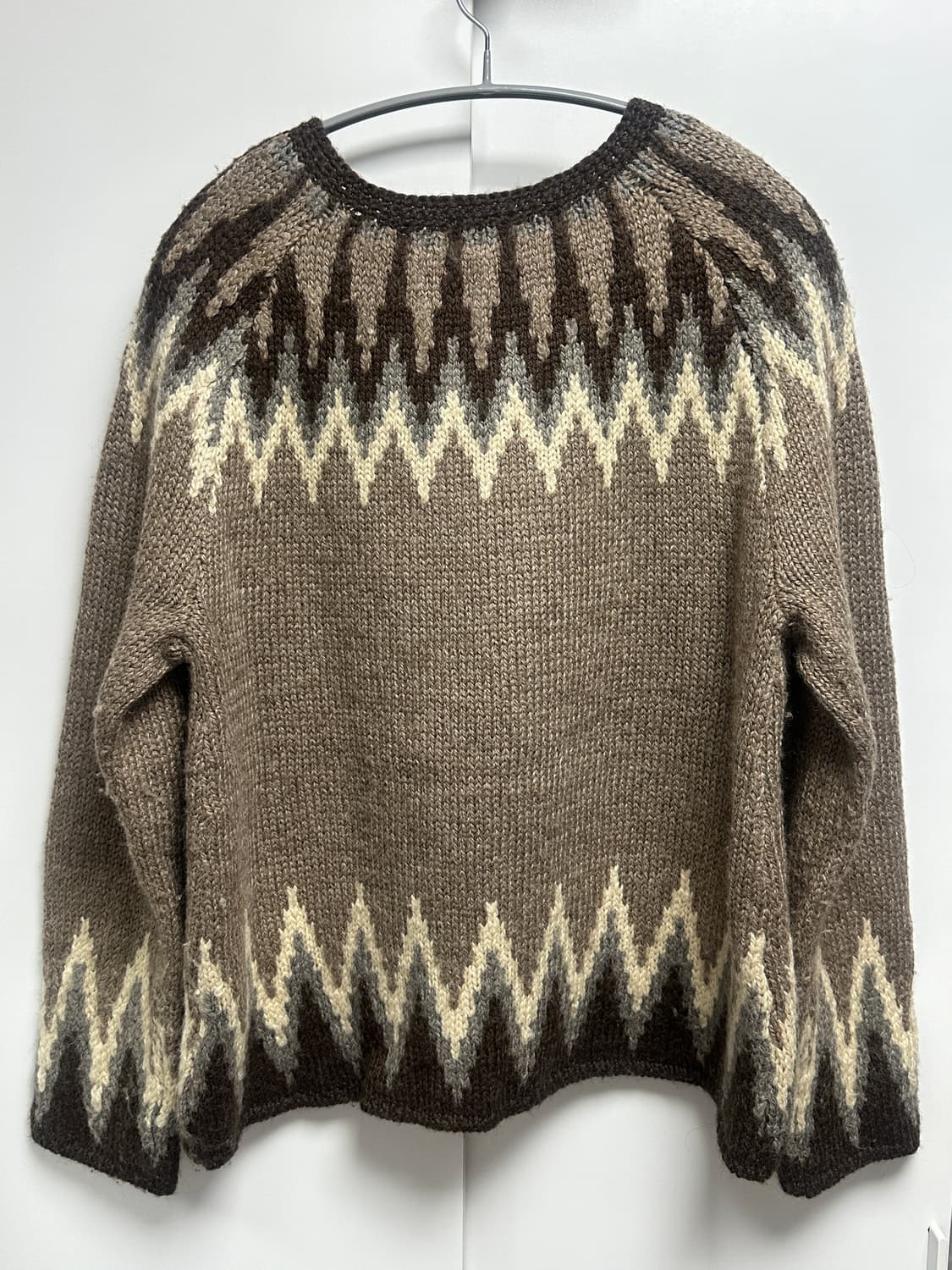 빈티지 노르딕 브라운 가디건 (M size) 상품이미지2