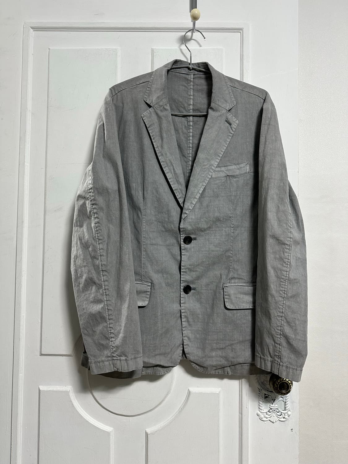 시리즈 코튼린넨 가먼트다잉 블레이저 상품이미지1