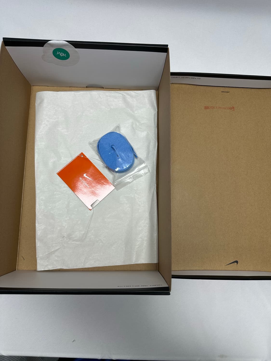 (260)조던1하이 OG 유니버시티 블루 풀박스 중고 상품이미지10