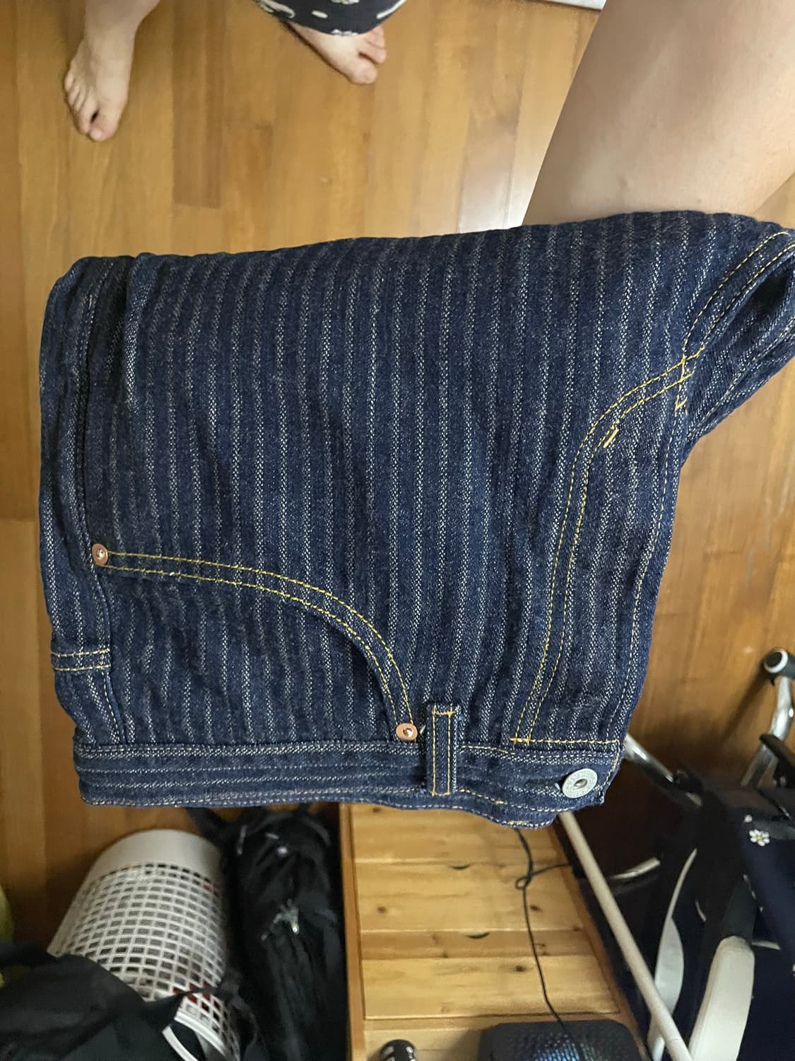 비디알 109 cowboy 셀비지 데님(L size) 상품이미지7