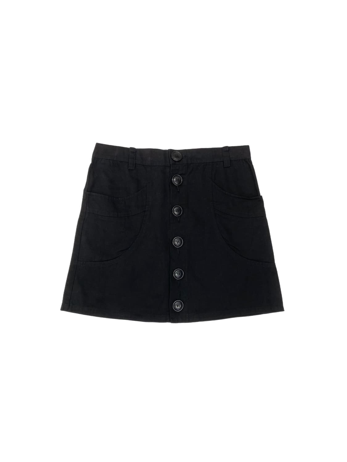Sunao kuwahara black button skirt 상품이미지4