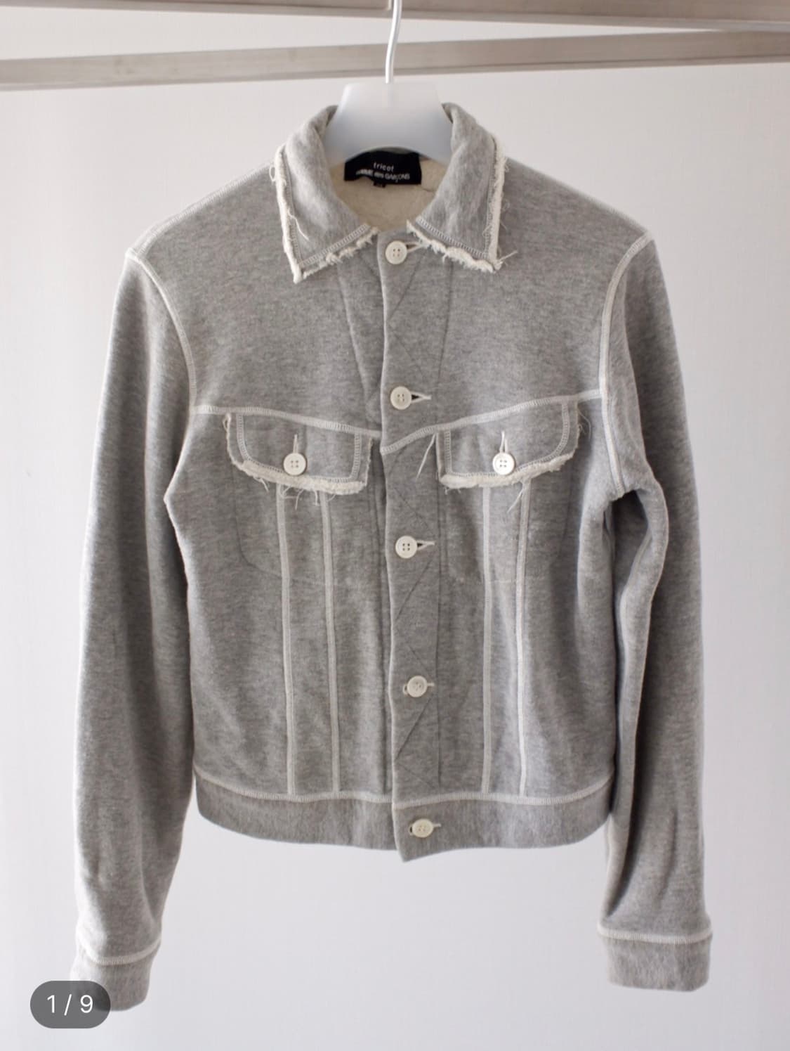 tricot COMME des GARCONS 코튼 저지 자켓 상품이미지1