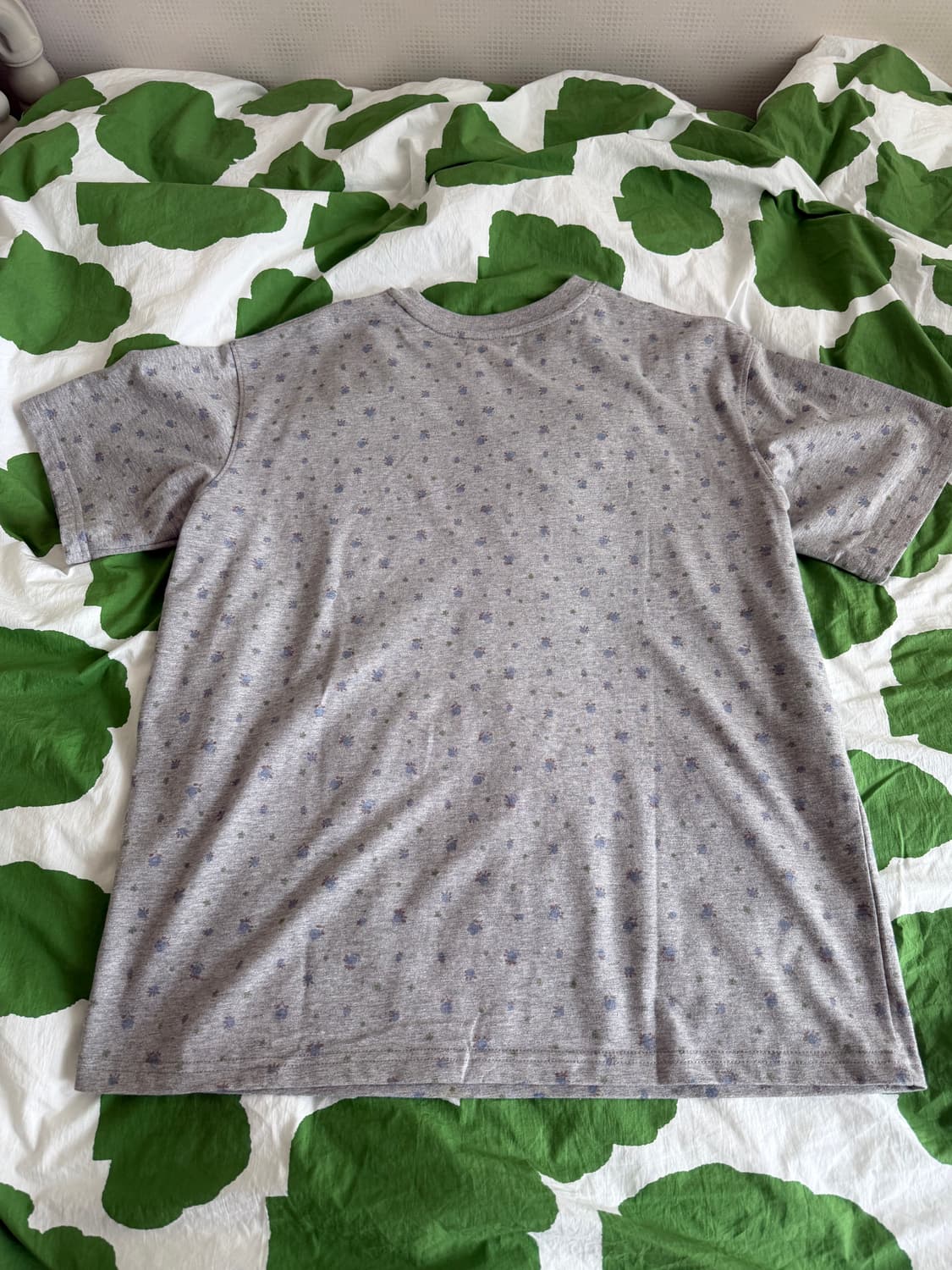 WEB LOGO FLOWER T-SHIRTS [MELANGE GREY] 상품이미지3