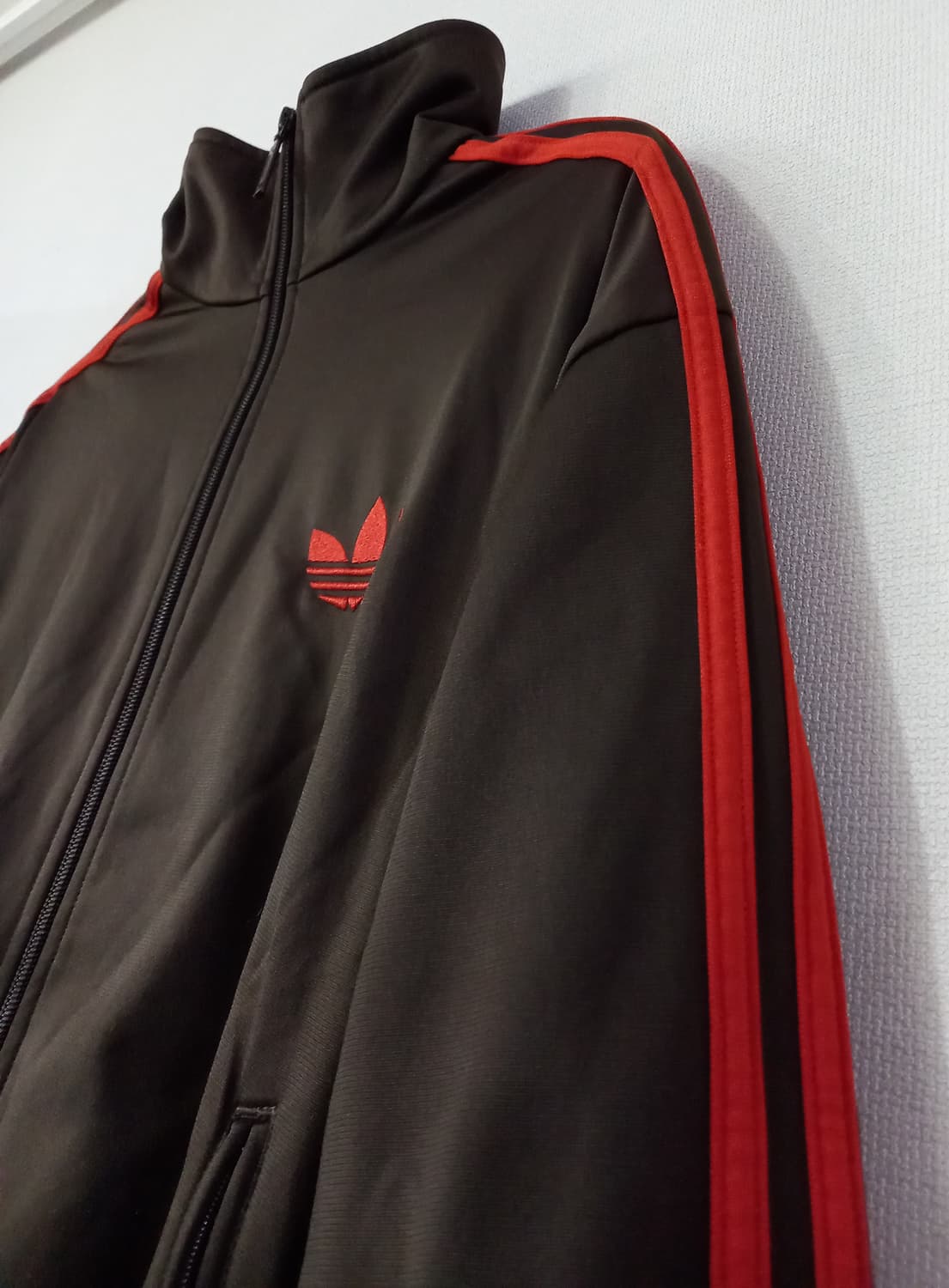 아디다스 파이어버드 브라운 오렌지 트랙탑 저지 져지집업 100/L 상품이미지2