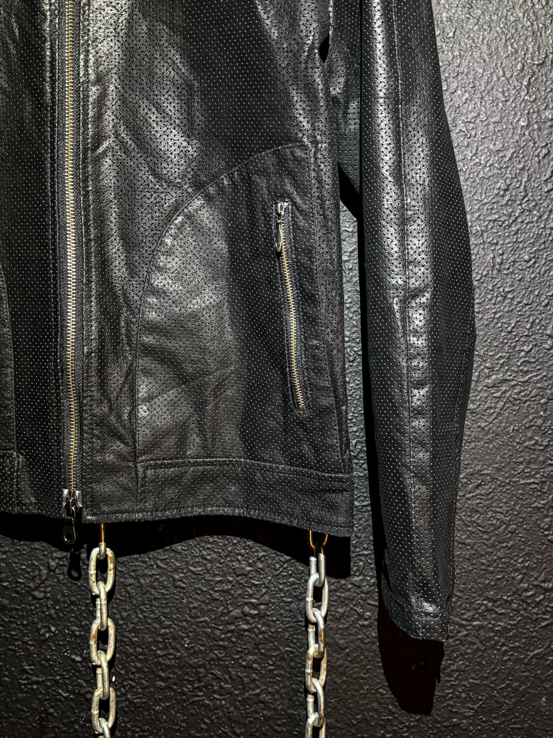 All-punching 2-way leather jacket 상품이미지5