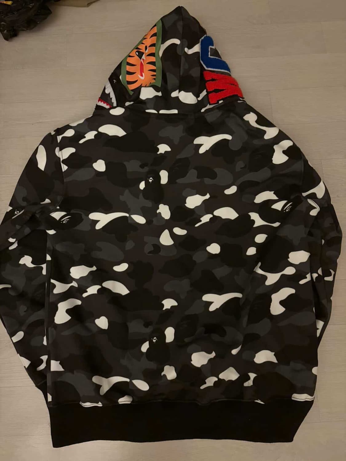 정품 베이프 후드집업 (모자 2개) 상품이미지2