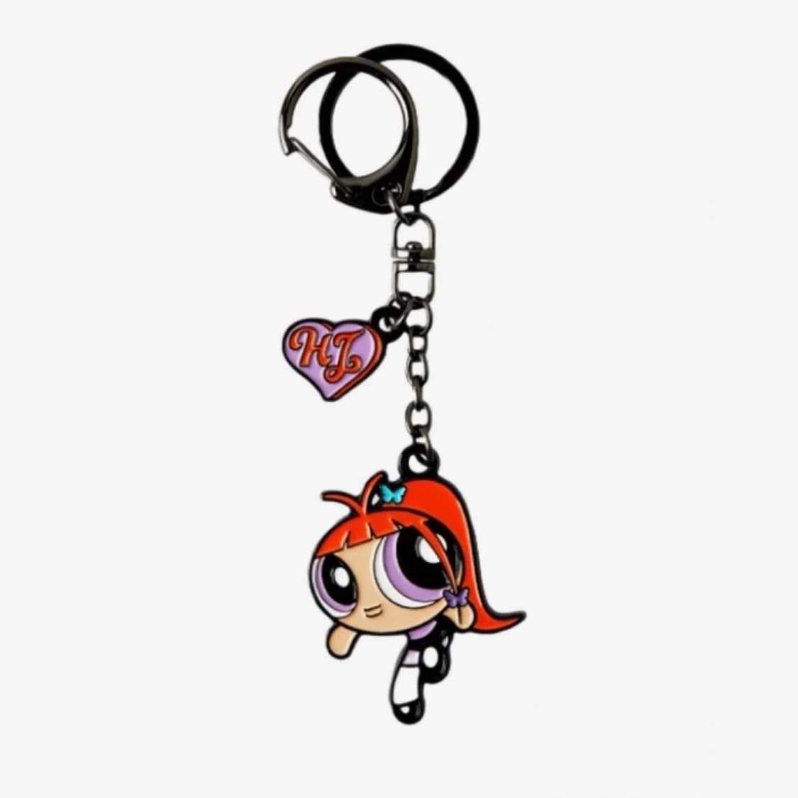 뉴진스 x 파워퍼프걸 메탈 키링 혜인 상품이미지1