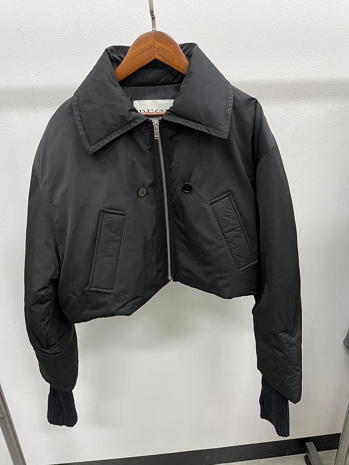 여) 렉토 카라 숏다운패딩  상품이미지4