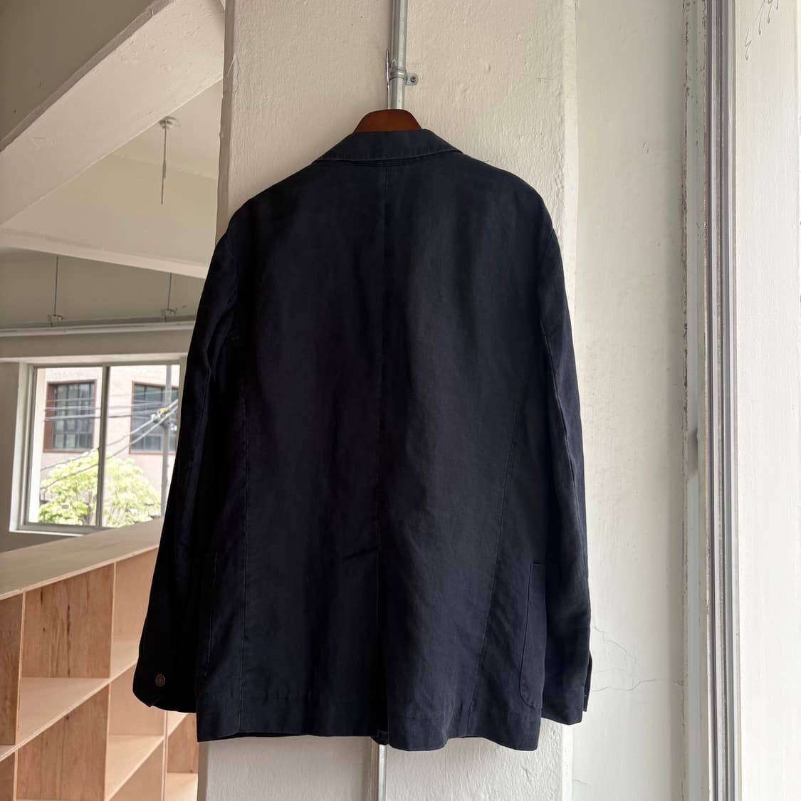 PURE DKNY 네이비 리넨 블레이져 상품이미지5