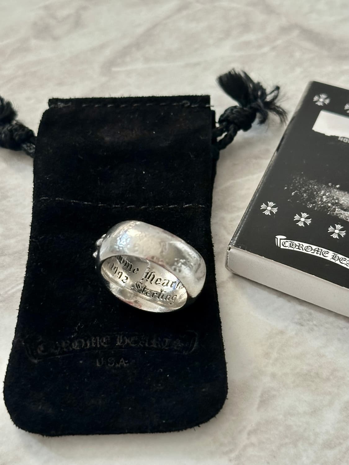 크롬하츠 플로랄 크로스링 (US9/국내18호) 상품이미지8