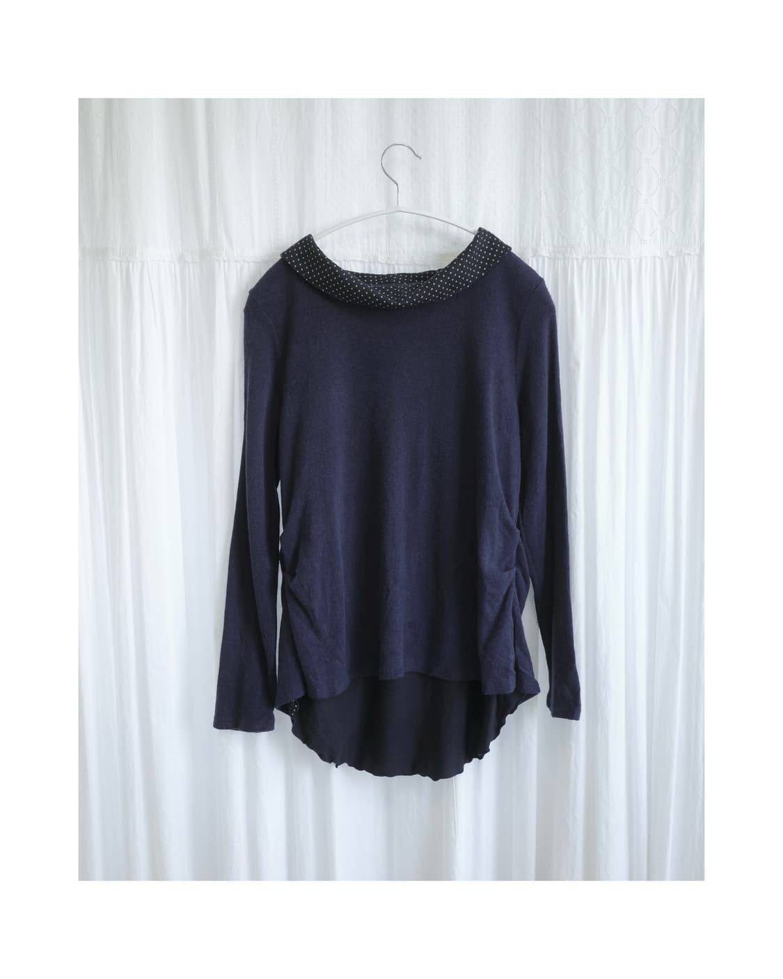 Deep purple dot sleeve 상품이미지1