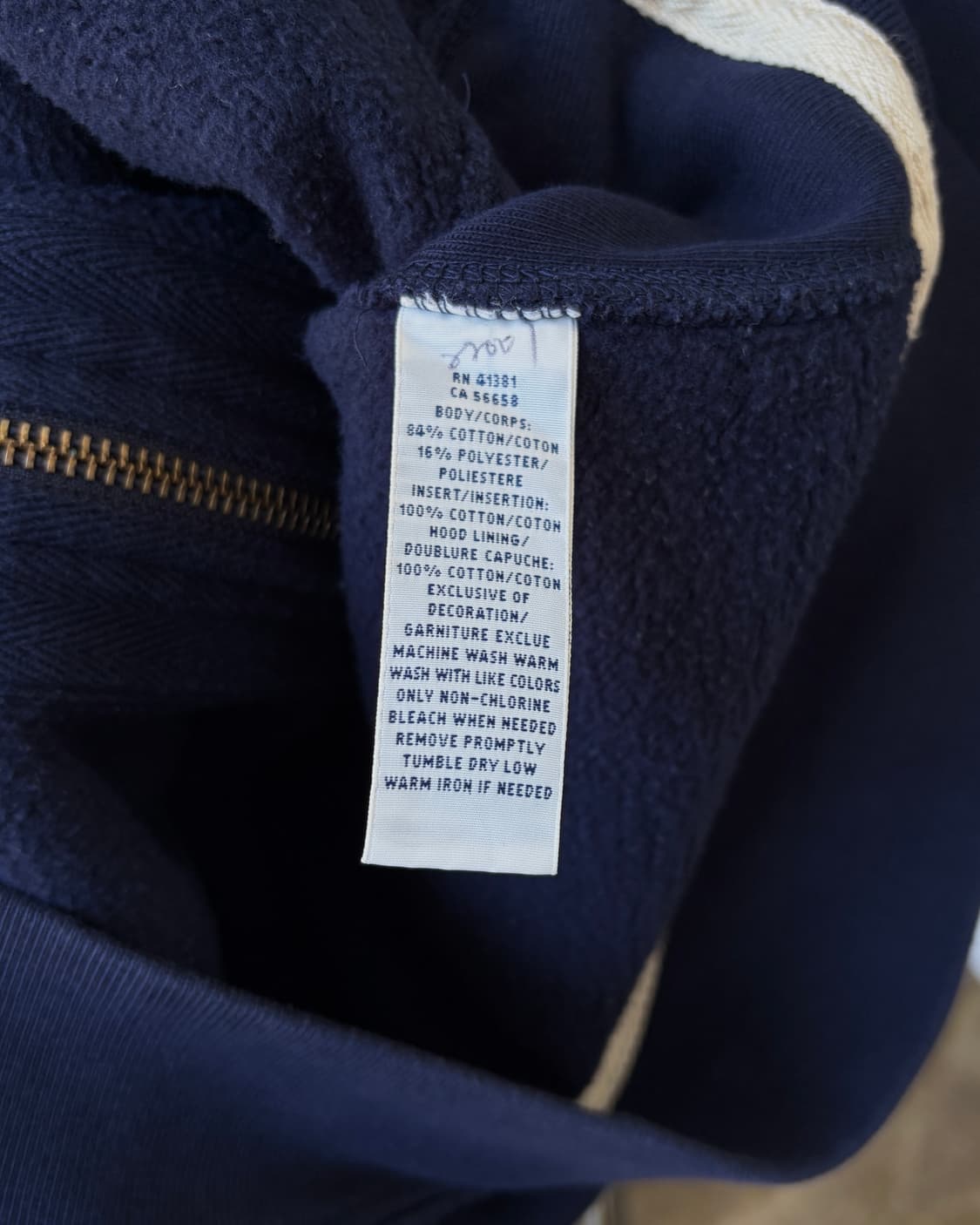 [S]폴로 랄프로렌 써멀 후드집업 navy 상품이미지7