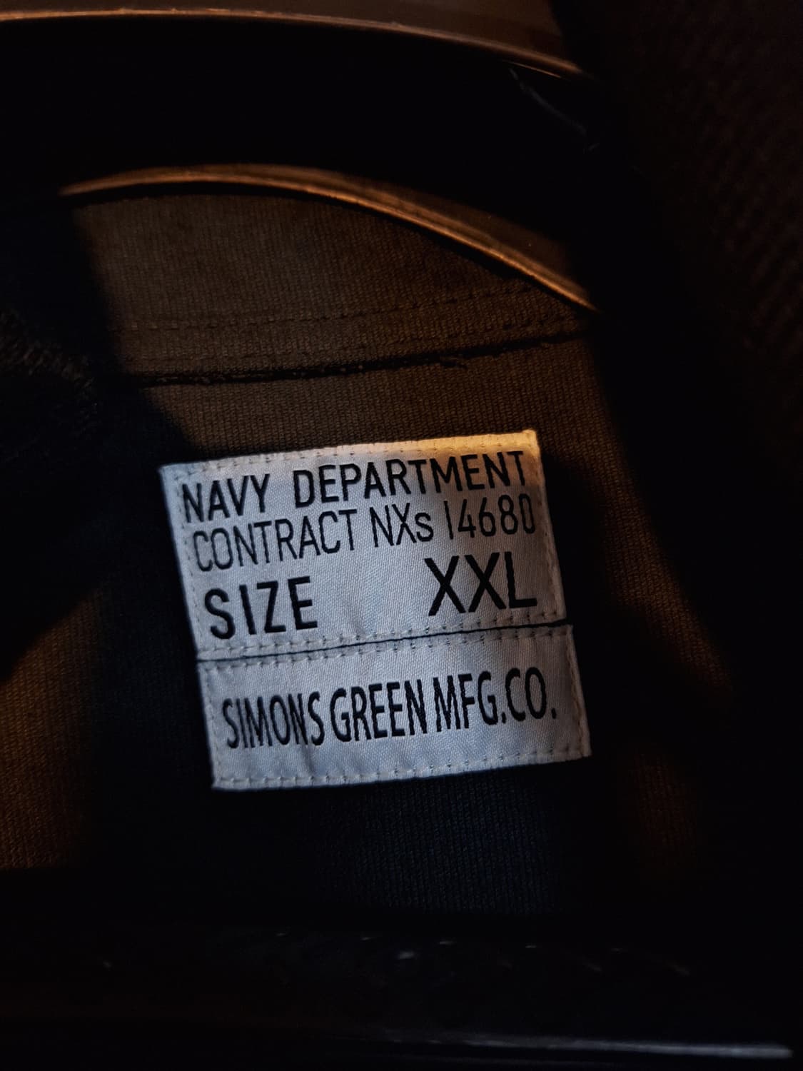 미해군 N-1 후크 데크 자켓 덱자켓 블루종 110 105 XXL 상품이미지4