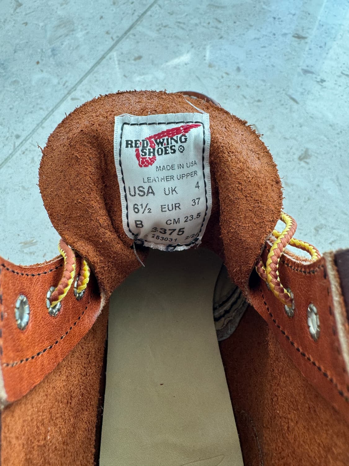 Red Wing 레드윙 6인치 목토 875 오로 레거시 235 새상품   상품이미지8