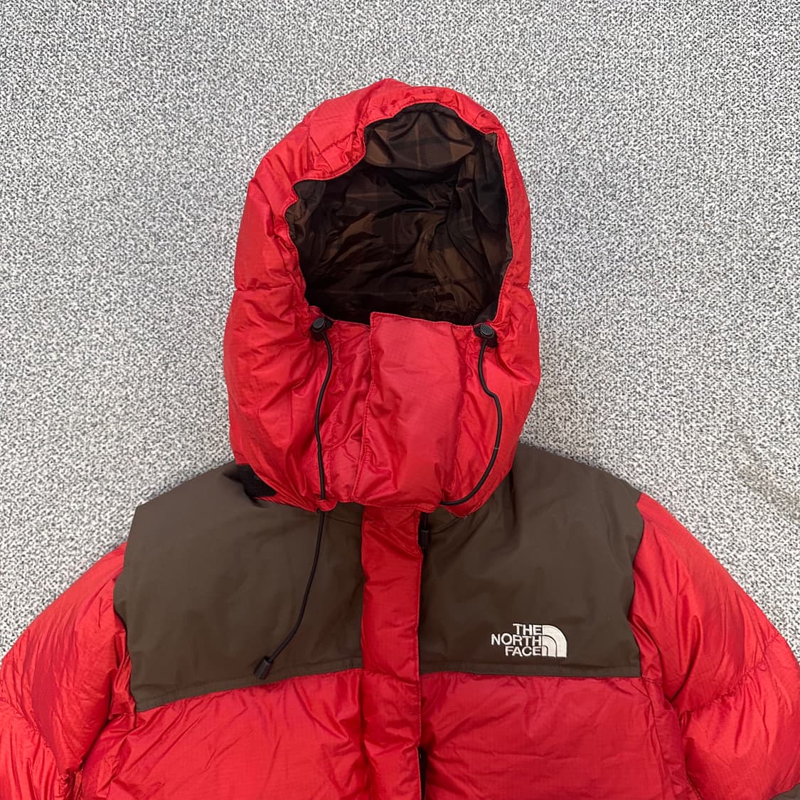 노스페이스 레드 브라운 패딩 상품이미지2