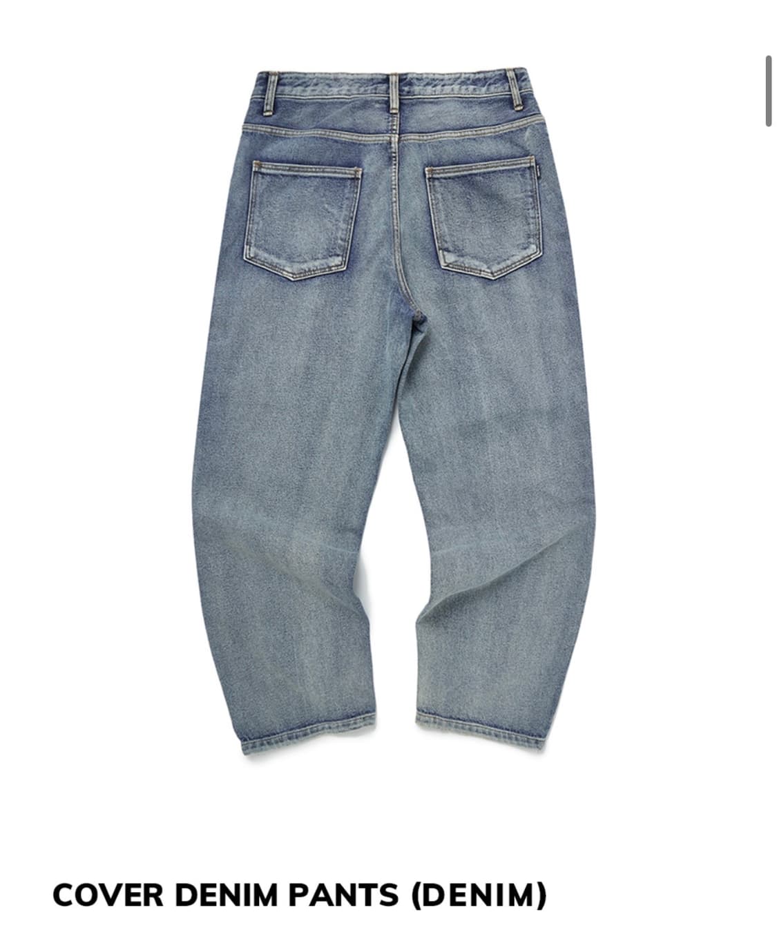 위캔더스 COVER DENIM PANTS (DENIM) M 상품이미지2