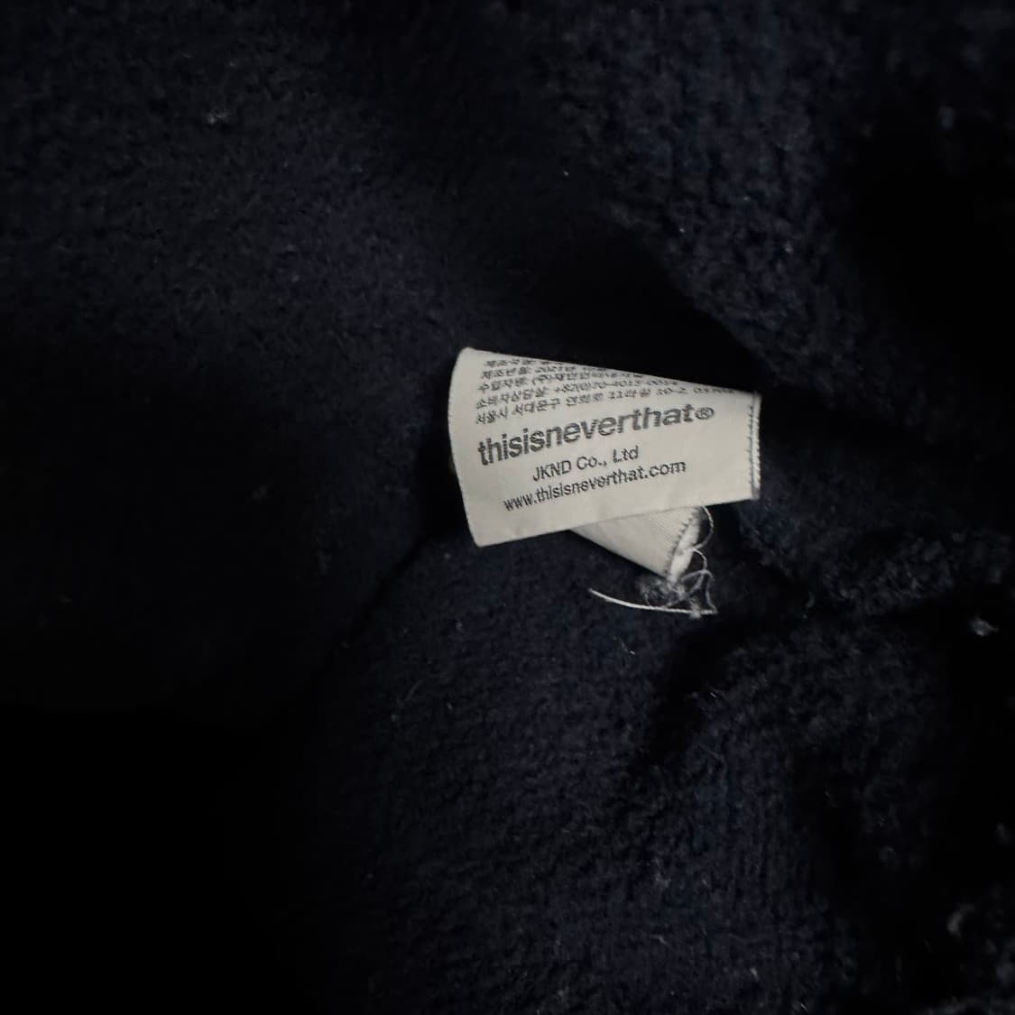 디스이즈네버댓 자수 아치로고 후드티 상품이미지4