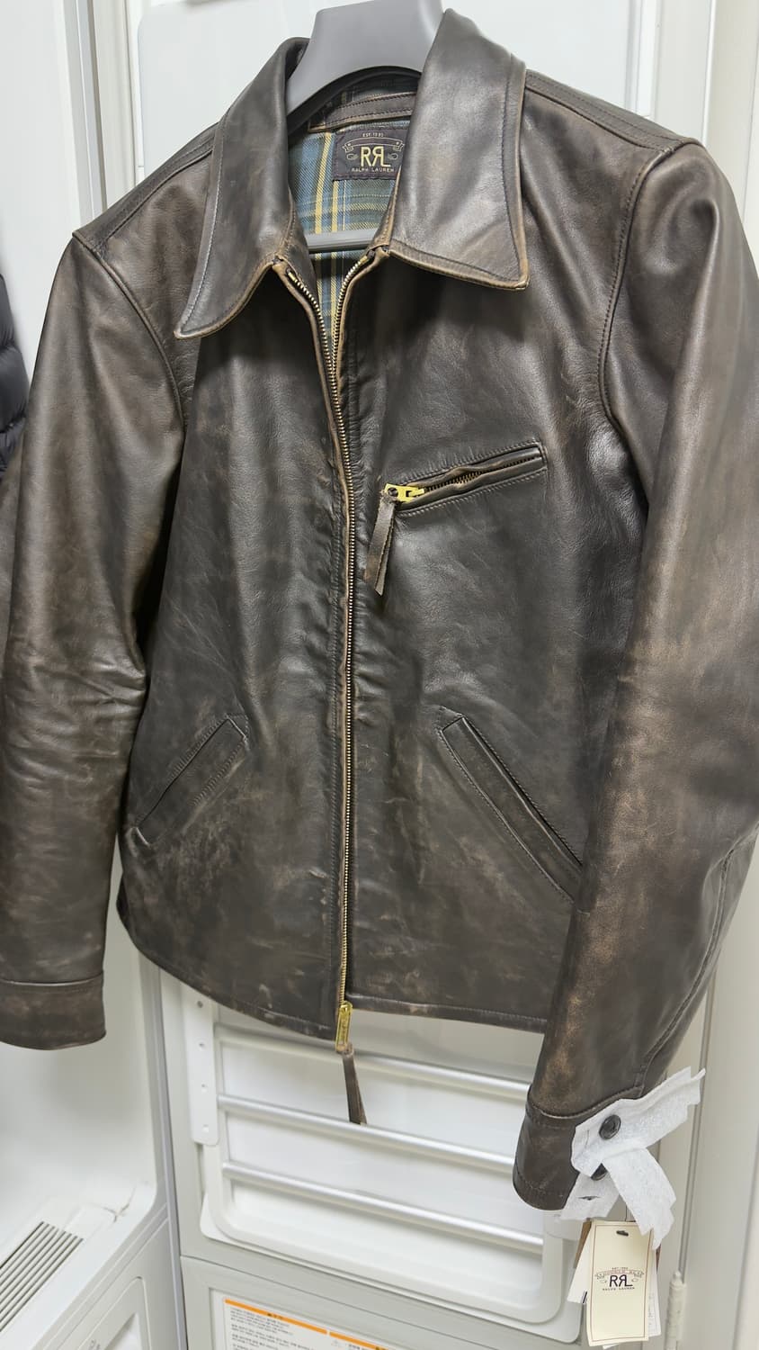 [새상품] RRL 뉴스보이 레더자켓 - S 상품이미지1