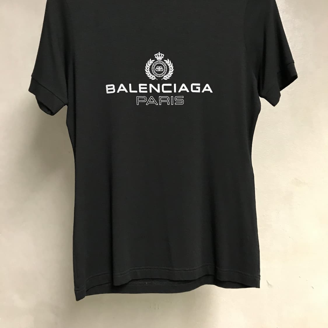 발렌시아가 블랙 반팔 티셔츠 M(W) 상품이미지3