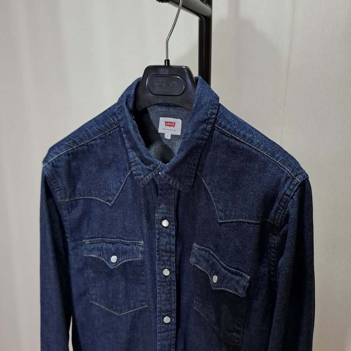 (택포) 리바이스 웨스턴 데님 셔츠 L B159 상품이미지2