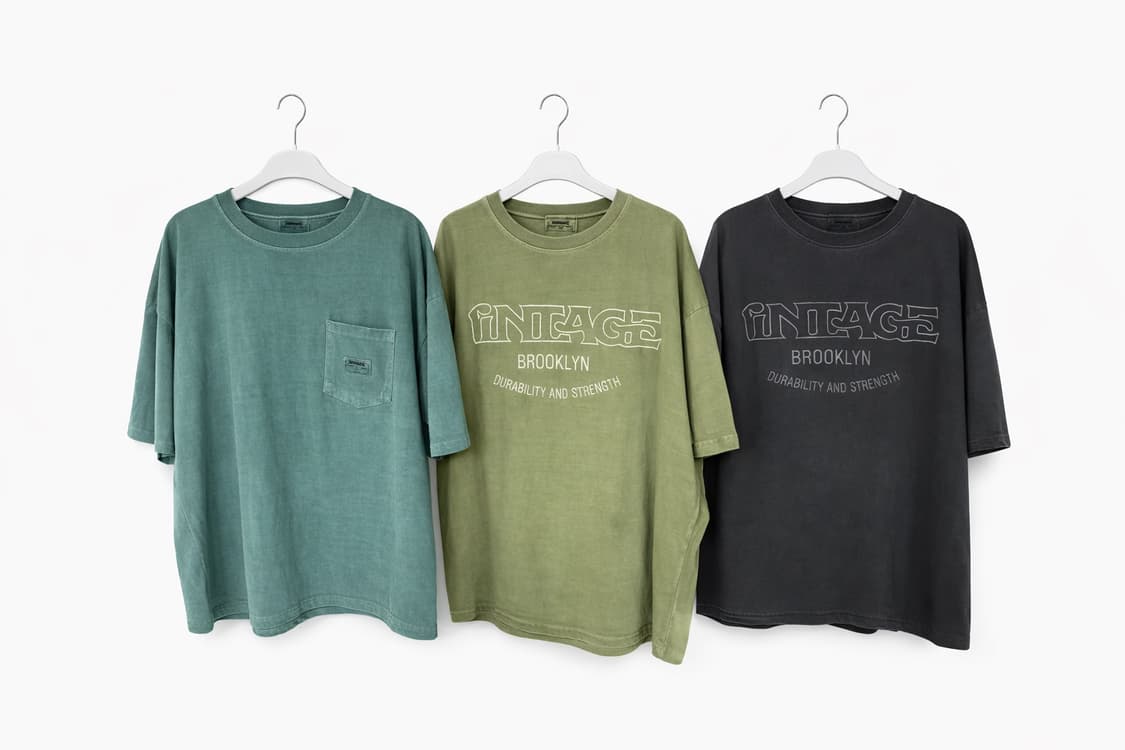 피그먼트 반팔티 상품이미지2