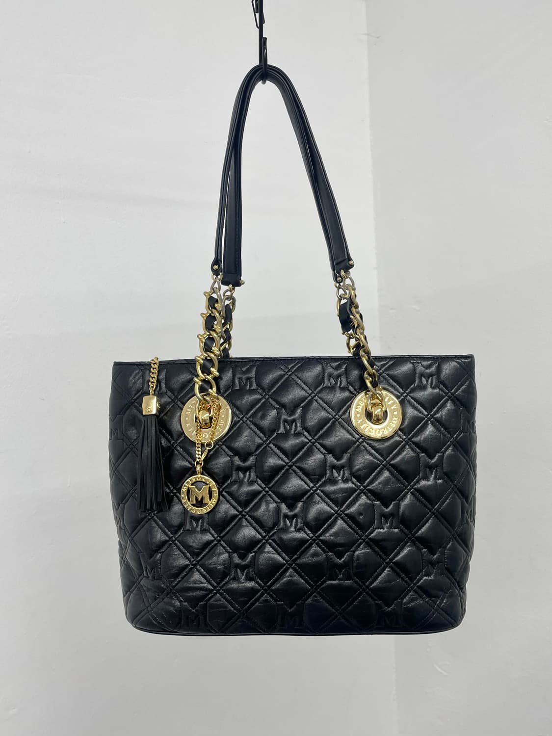 메트로시티 갸루 퀼팅 체인 태슬백  상품이미지1