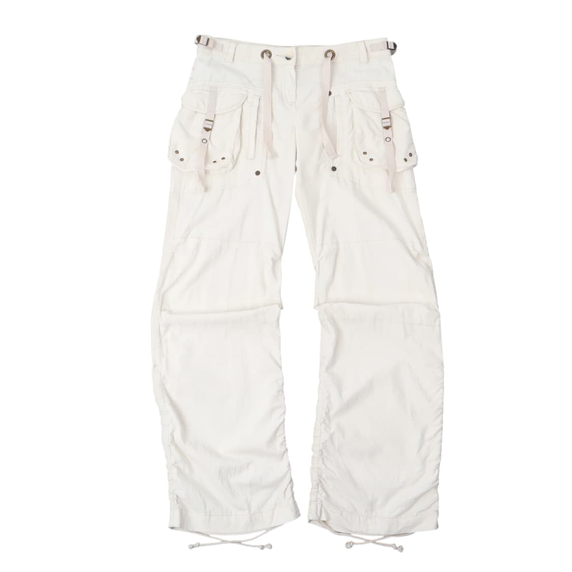 VTG Y2K 화이트 코듀로이 포켓 카고 팬츠 상품이미지1