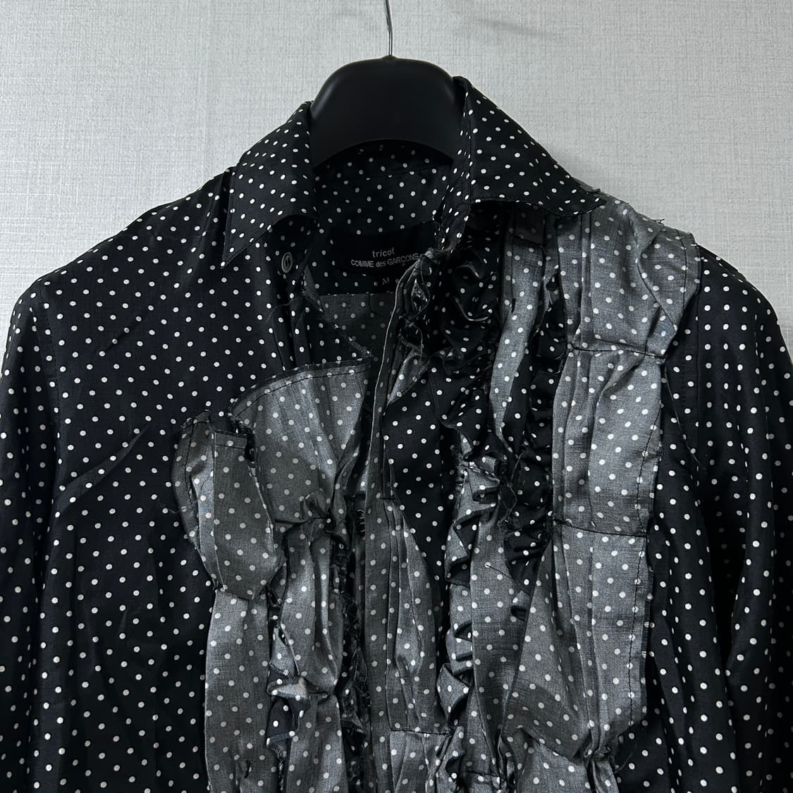 Tricot comme des garcons dot ruffle lace 상품이미지3