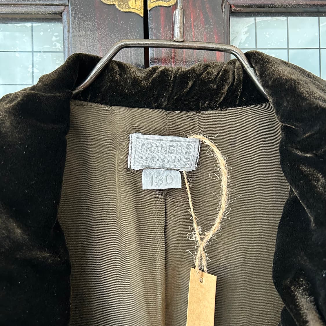 TRANSIT 실크 벨벳 자켓 상품이미지6