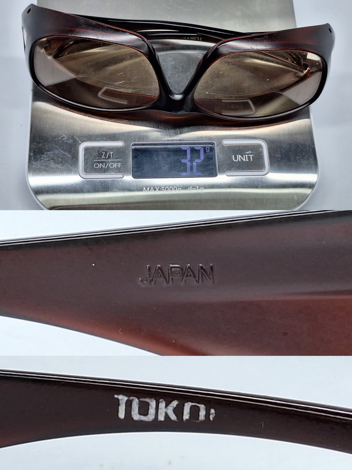일본 빈티지 고글형 브라운 앰버 선글라스 토카이 레트로 유니트 고프코어  상품이미지9