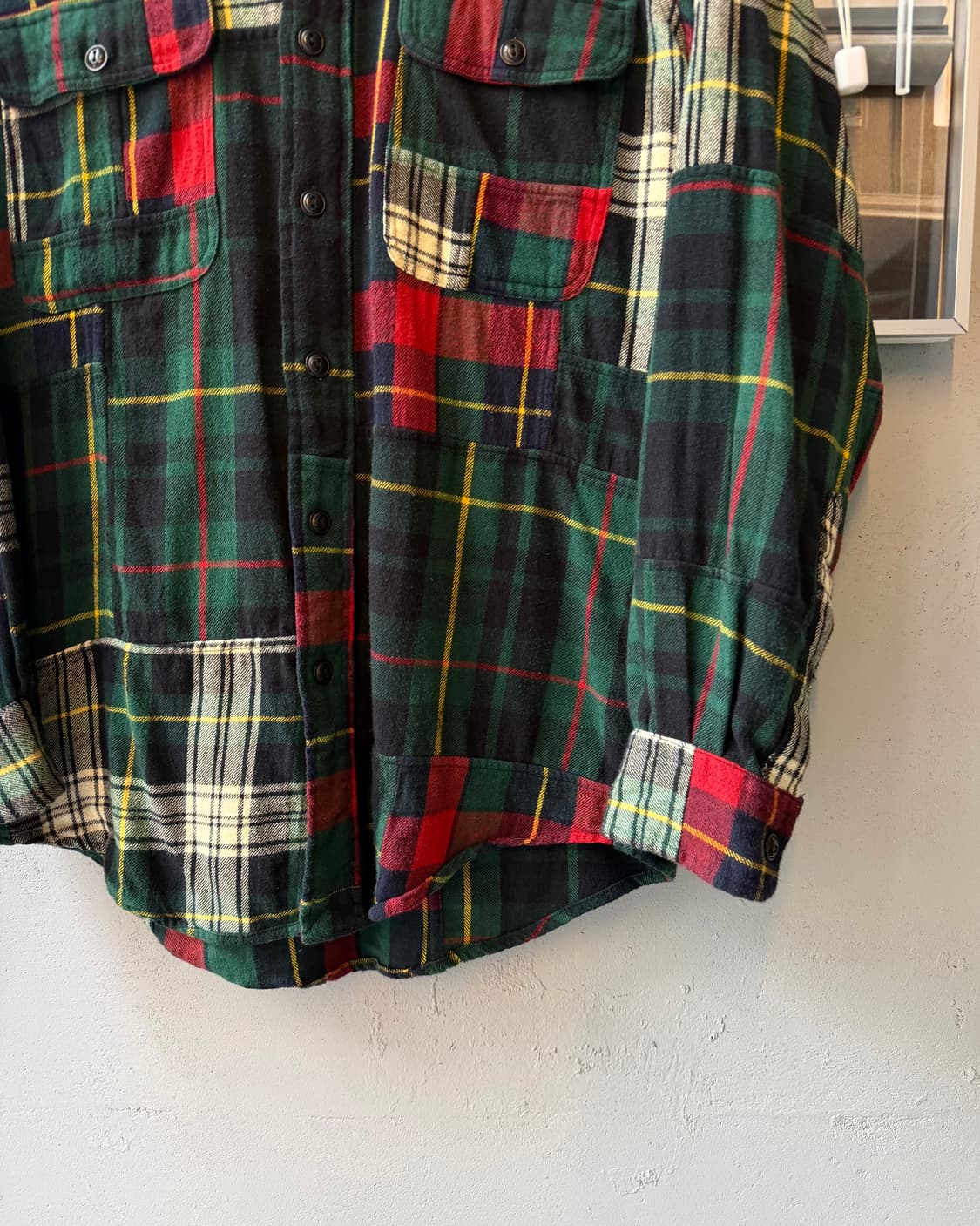 Polo Ralph Lauren PATCHWORK CHECK FLANNE 상품이미지4
