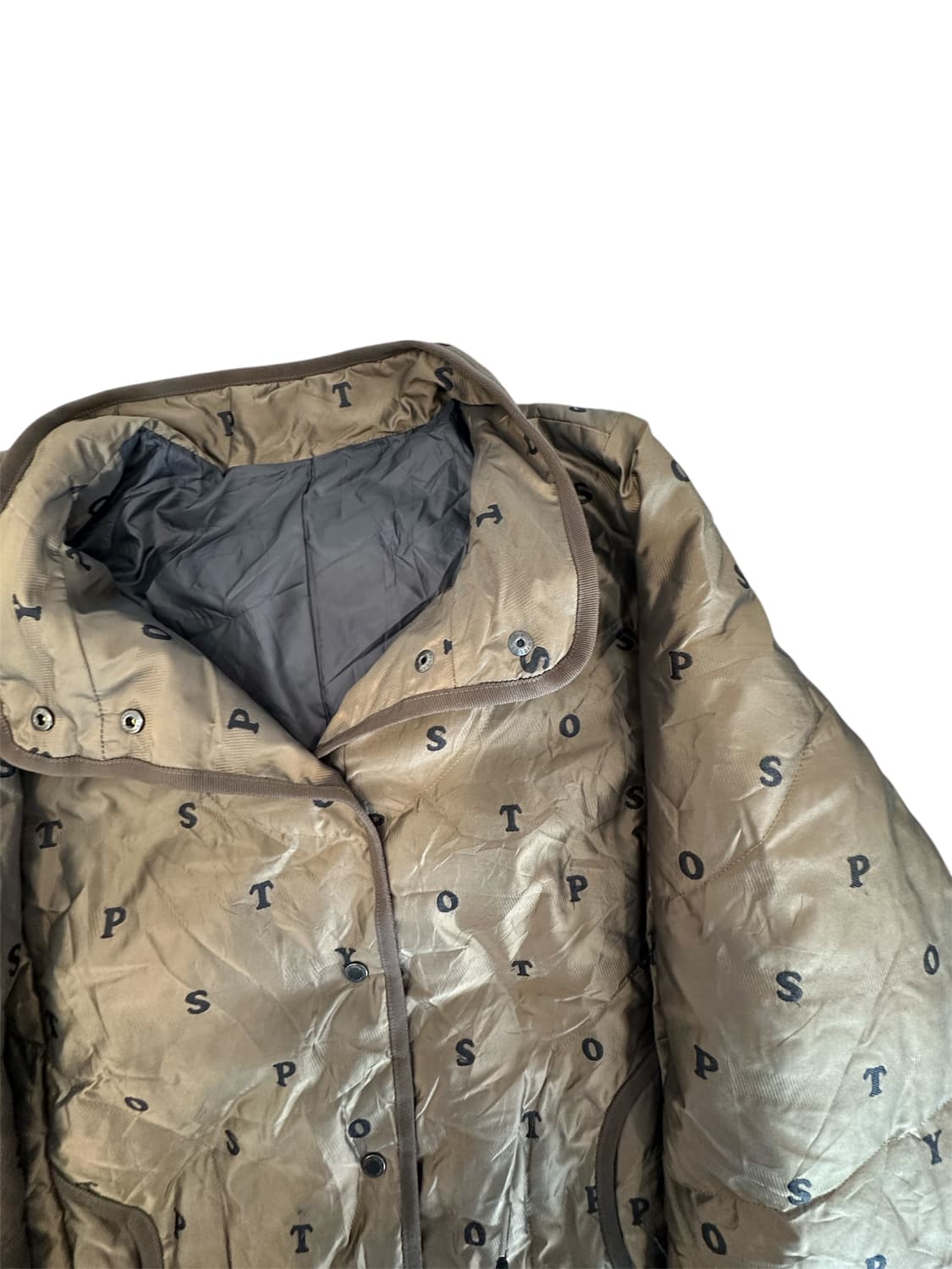 브라운 경량패딩 상품이미지3