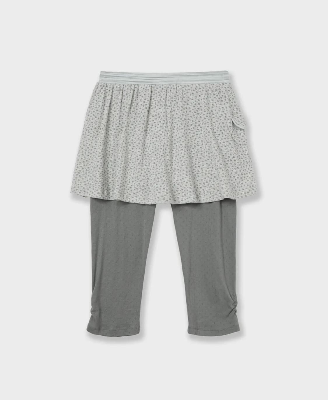 FLOWER SKIRT LEGGINGS 그레이 상품이미지1