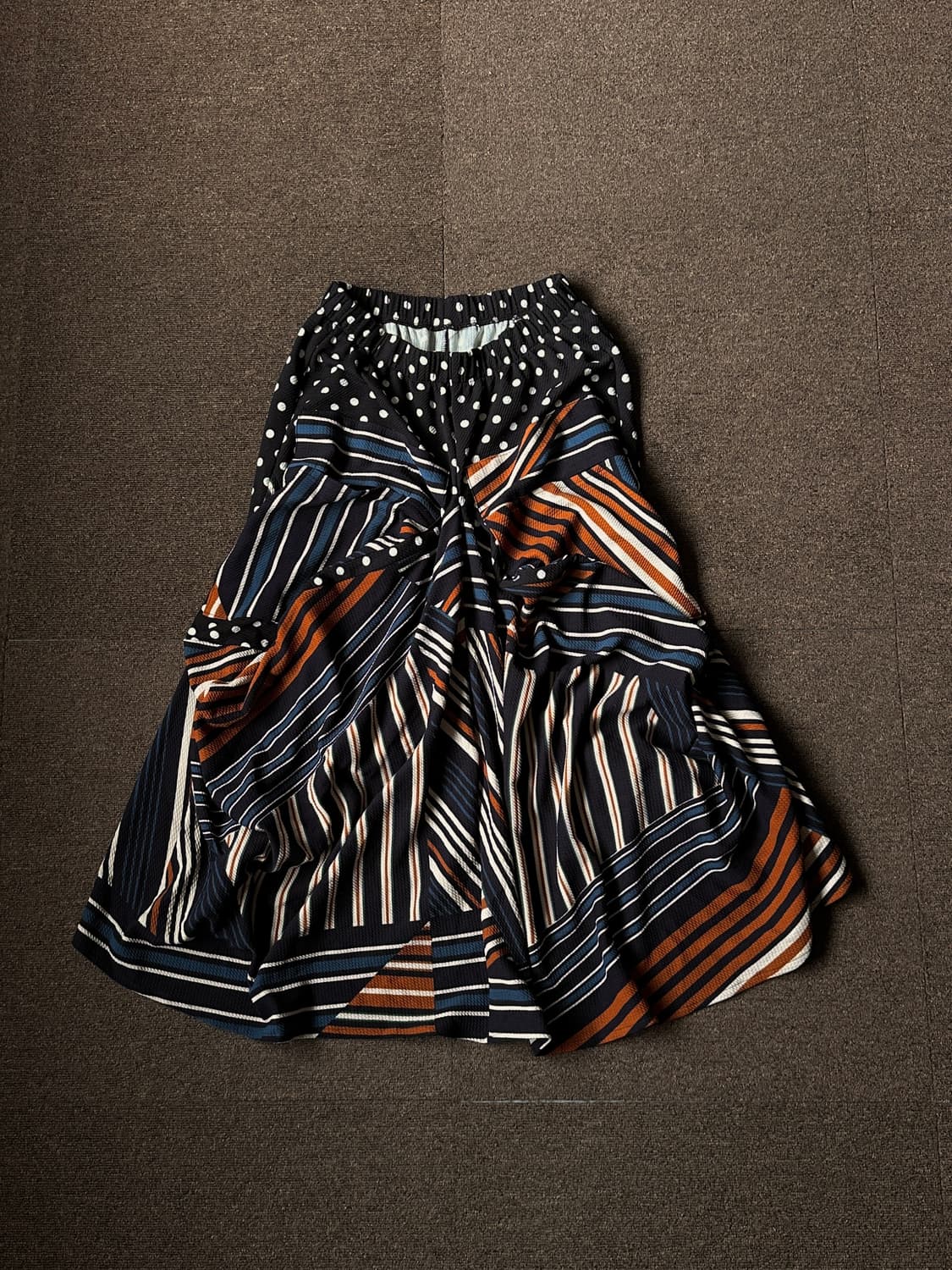Pattern Torso 앱스트랙트 맥시 스커트 상품이미지6