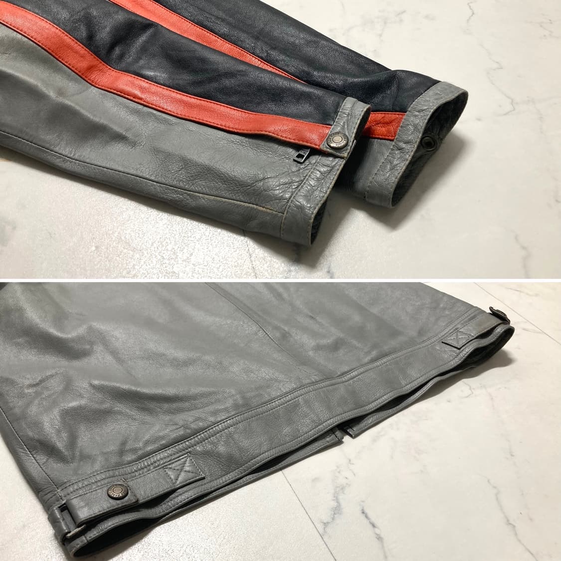 00s 푸부 양가죽 리얼레더 레이싱 자켓 100 L 상품이미지8