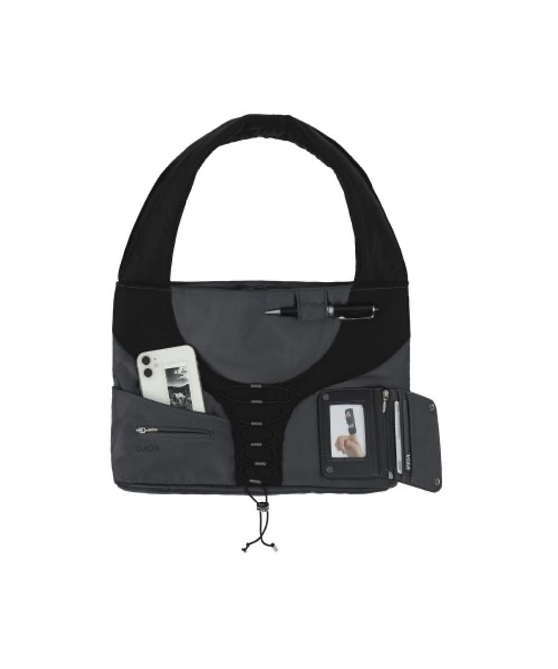 오호스 월렛쇼퍼백 블랙 상품이미지1