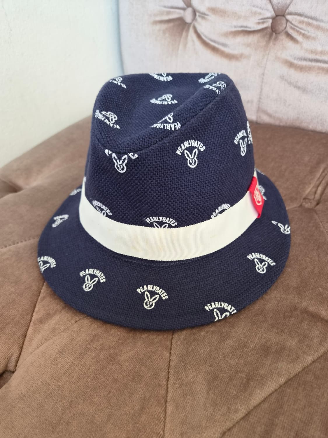 파리게이츠 토끼로고패턴 골프 버킷햇 상품이미지1