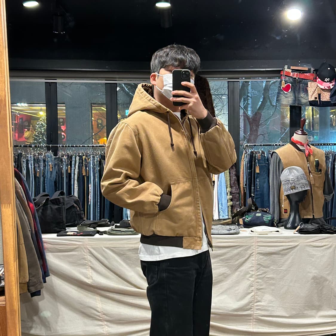 M) RedHead USA 워크웨어 덕캔버스 액티브 자켓 브라운 상품이미지9