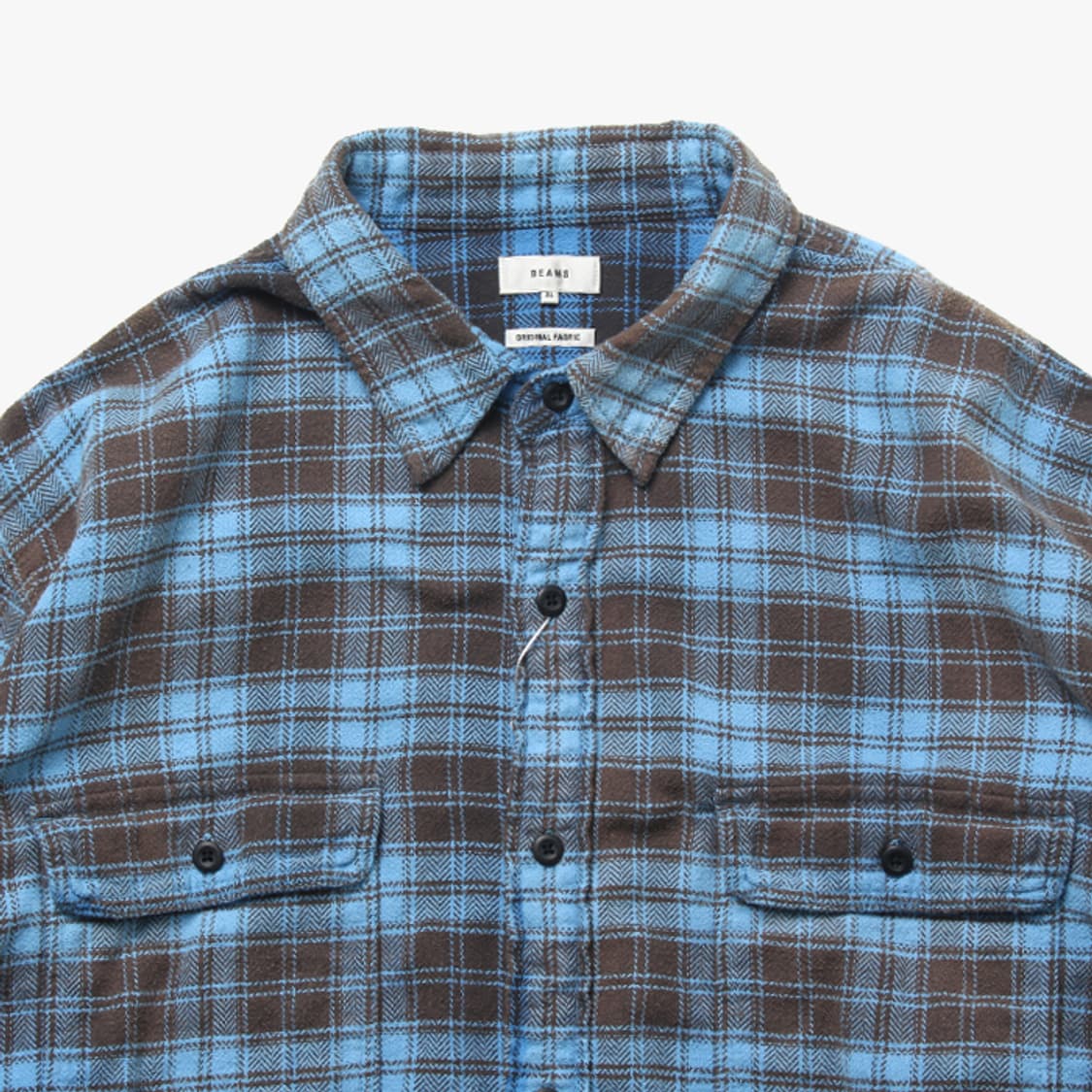  BEAMS "Blue Check Shirts" 상품이미지2