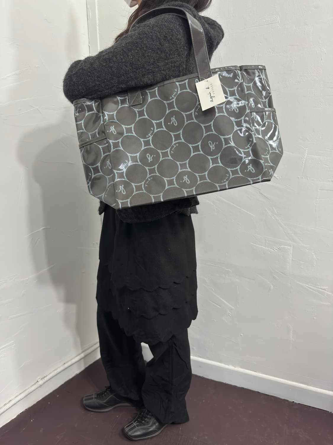 agnes b pattern pvc bag 상품이미지6