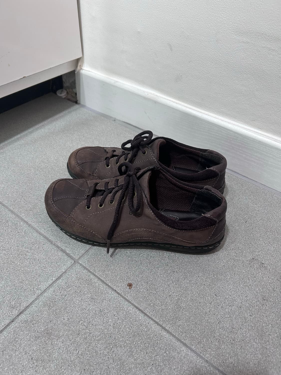 boc 빈티지 브라운 레더 스니커즈 상품이미지2