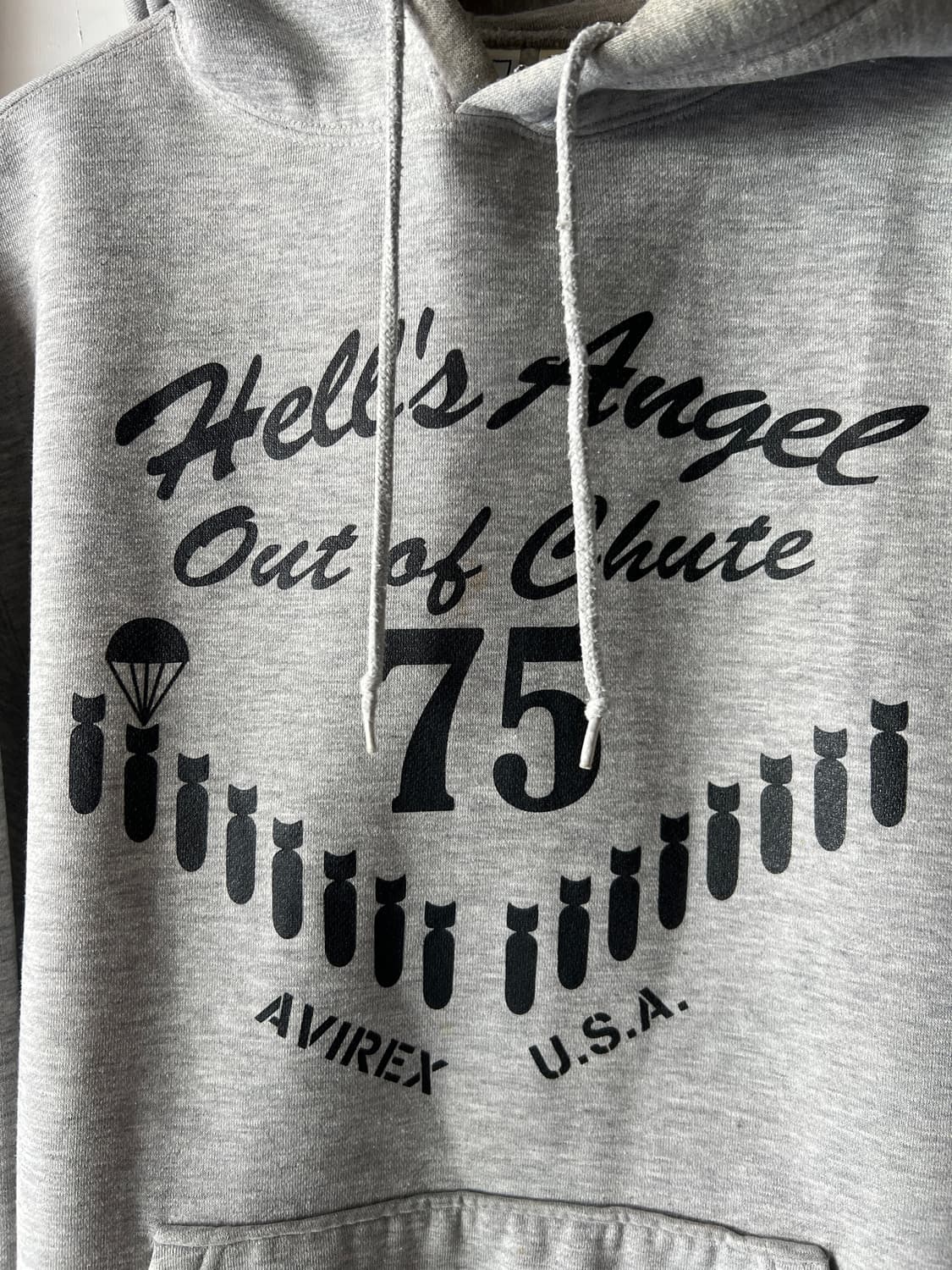 [M]AVIREX 아비렉스 에어 스트라이크 후드 티셔츠 상품이미지4