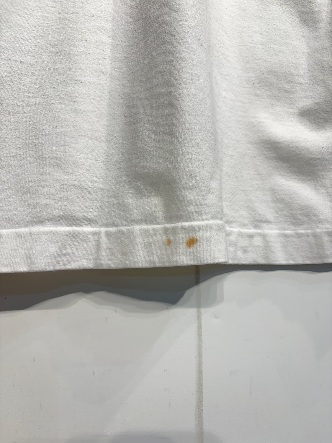 M 꼼데가르송 CDG 로고 반팔 티셔츠 화이트  상품이미지9