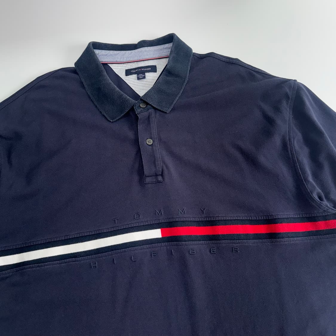 Tommy Hilfiger 타미힐피거 네이비 카라 반팔 상품이미지4