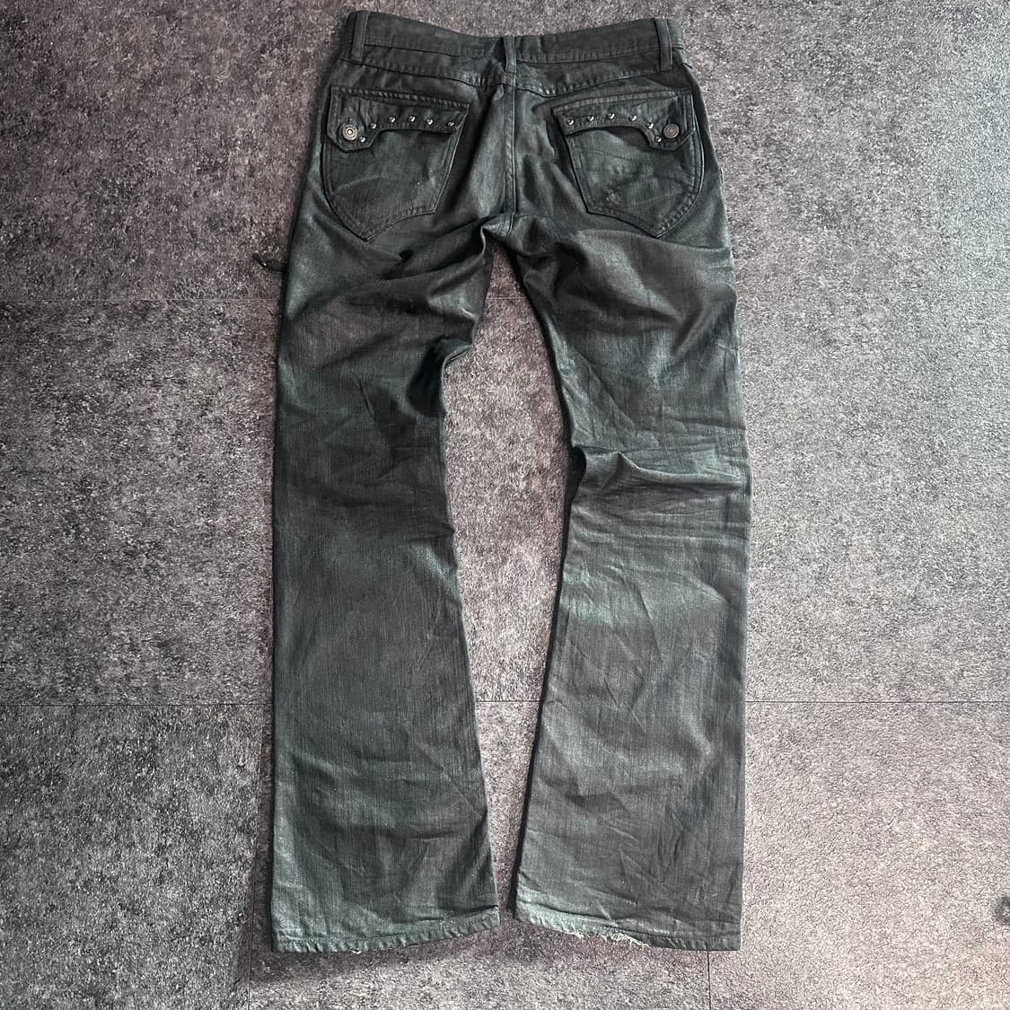 (MPH) coated multi pocket bootcut jeans 상품이미지2