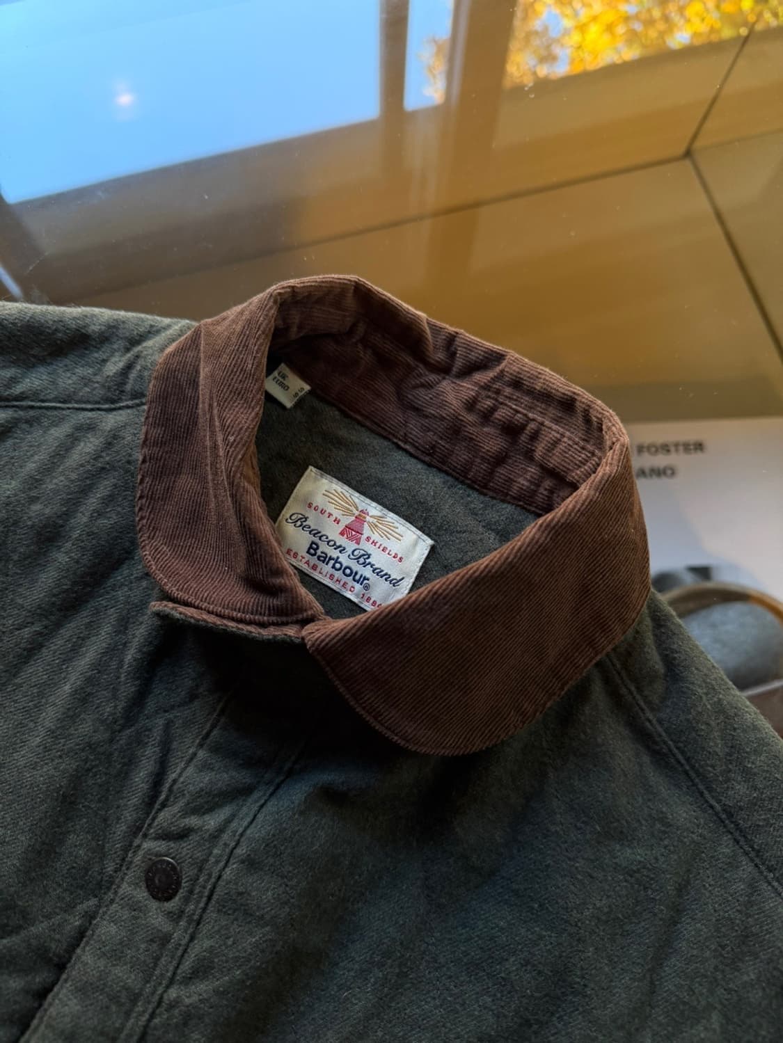 바버 아웃도어 셔츠 슬림100 상품이미지7