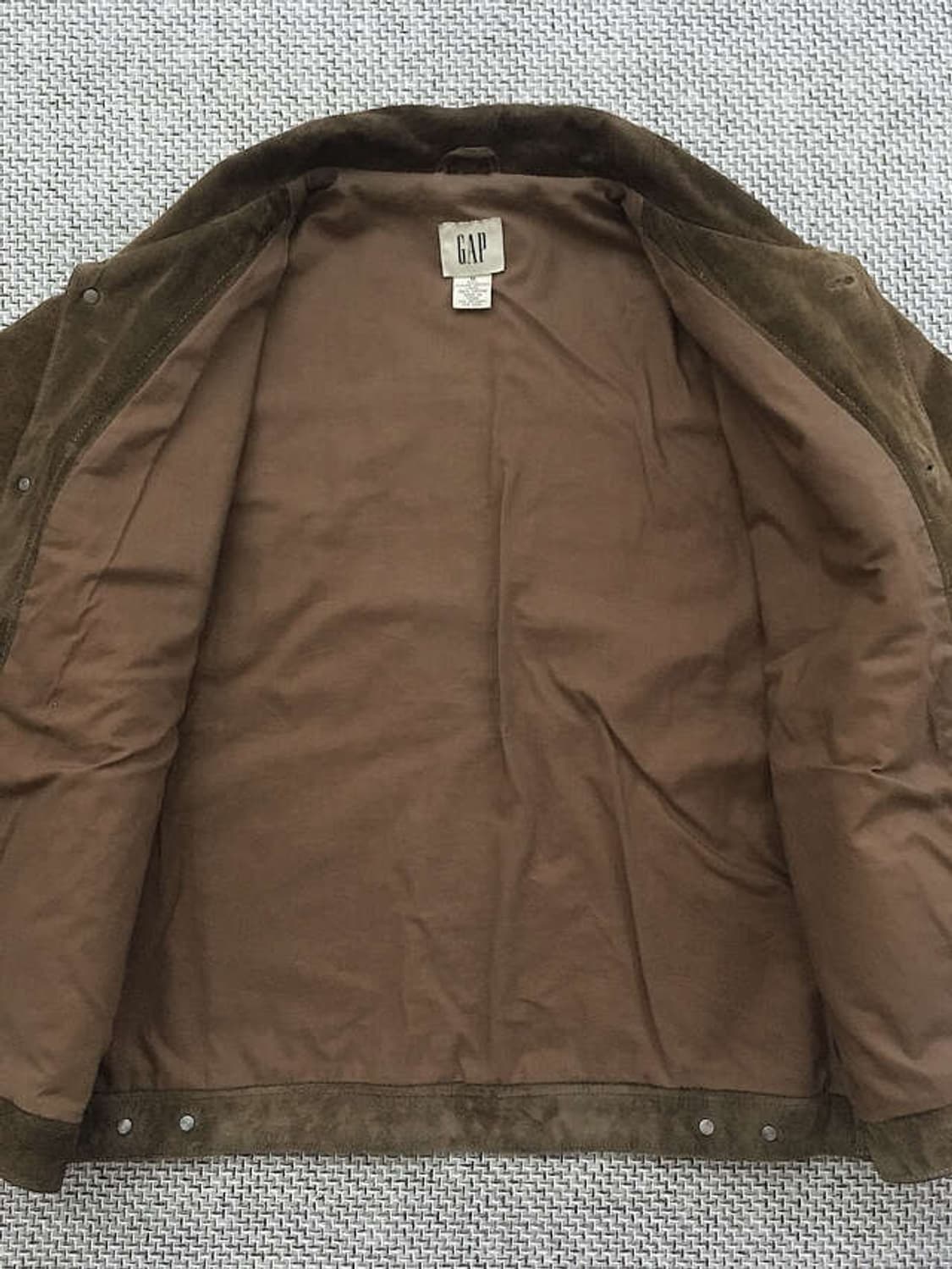 90s original suede 3rd trucker jacket 상품이미지8
