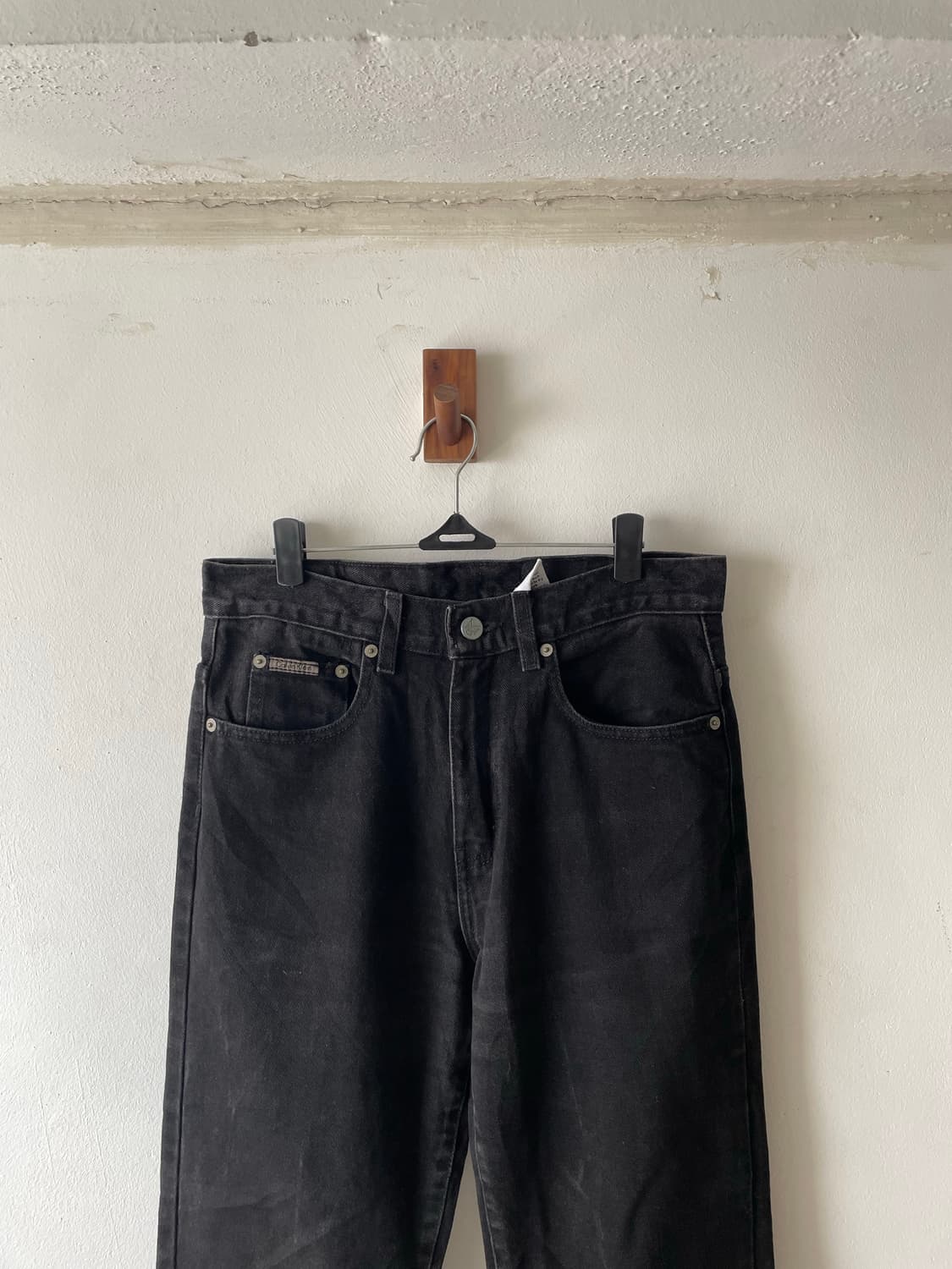 90-00's Vintage Calvin Klein Black Jeans 상품이미지1