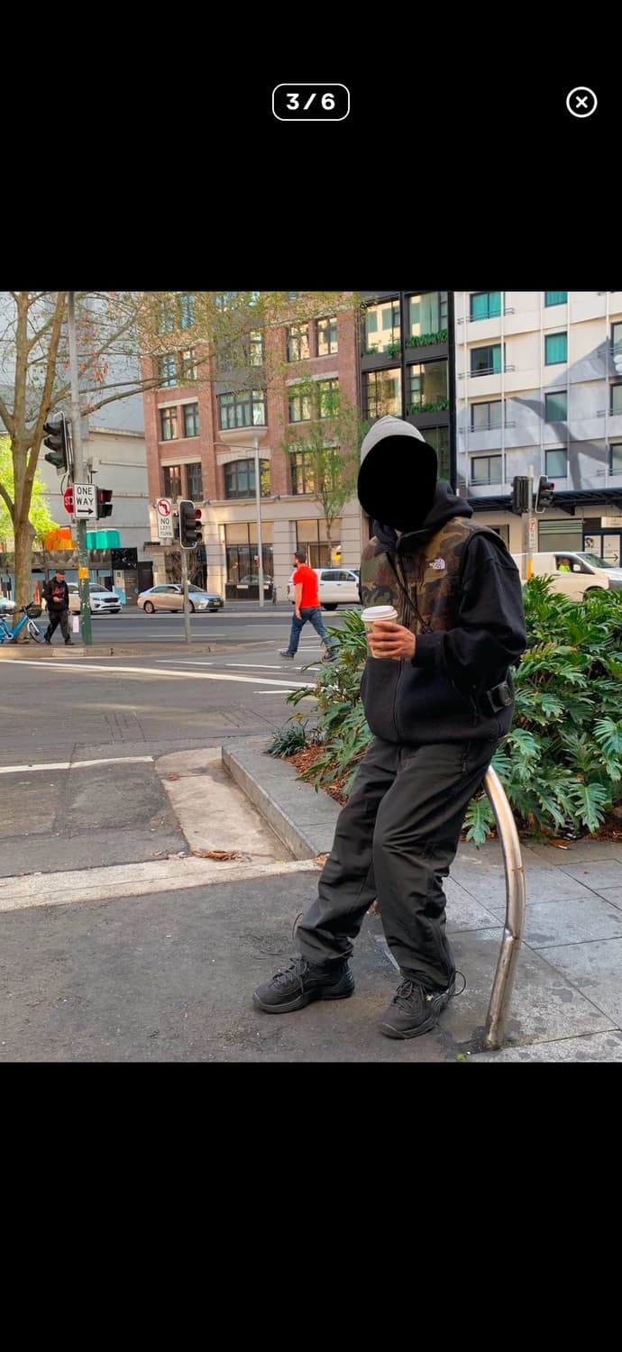 일본판 노스페이스 플리스 카모 조끼 상품이미지3