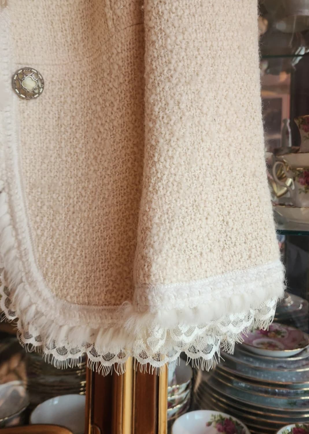 J.Mademoiselle 아이보리 트위드55 자켓 상품이미지3